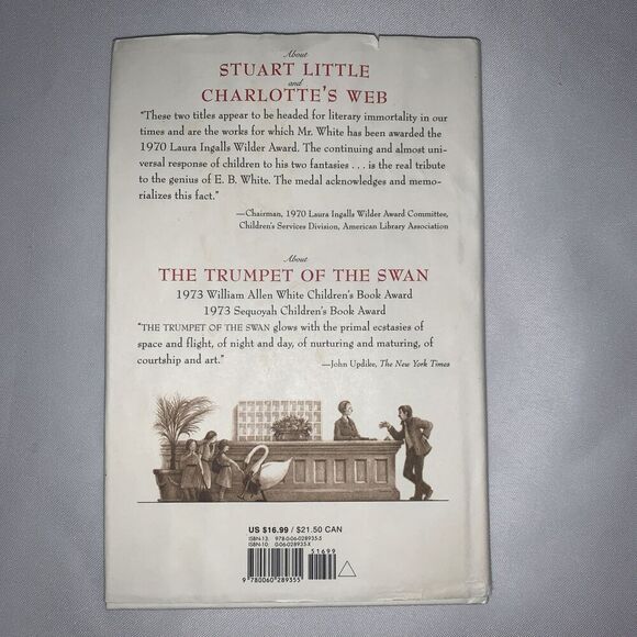 Vintage Book The Trumpet of the Swan by E. B. White (2000, Hardcover,Collector's - Picture 6 of 9